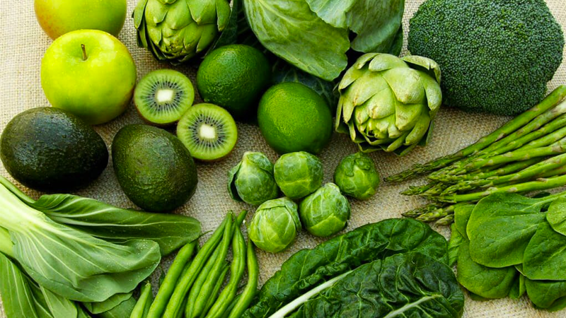 Ăn nhiều rau xanh giúp móng chắc khỏe