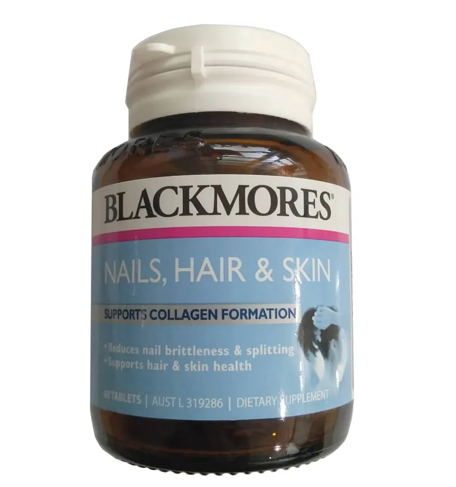 Blackmores Nail Hair Skin hỗ trợ chăm sóc da tuổi 30 tự nhiên