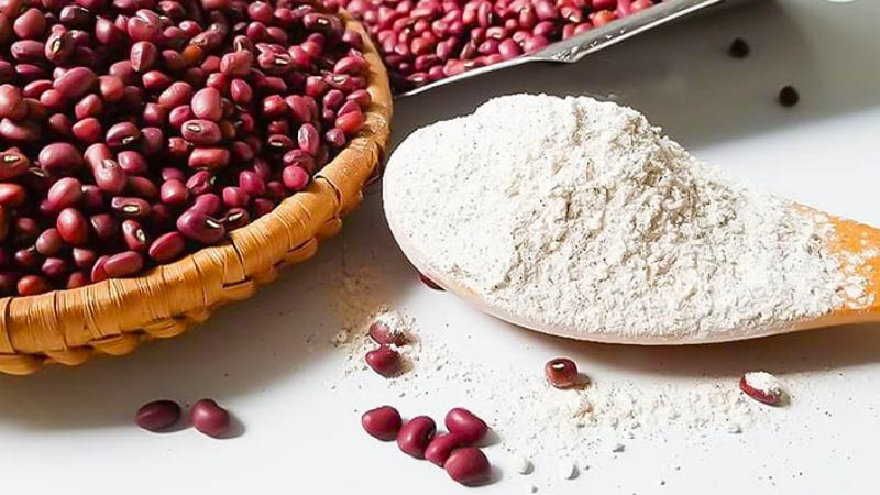 Bột đậu đỏ chứa nhiều dưỡng chất tốt có thể cải thiện da hiệu quả