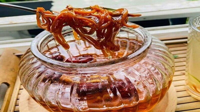 Đông trùng hạ thảo khô ngâm mật ong