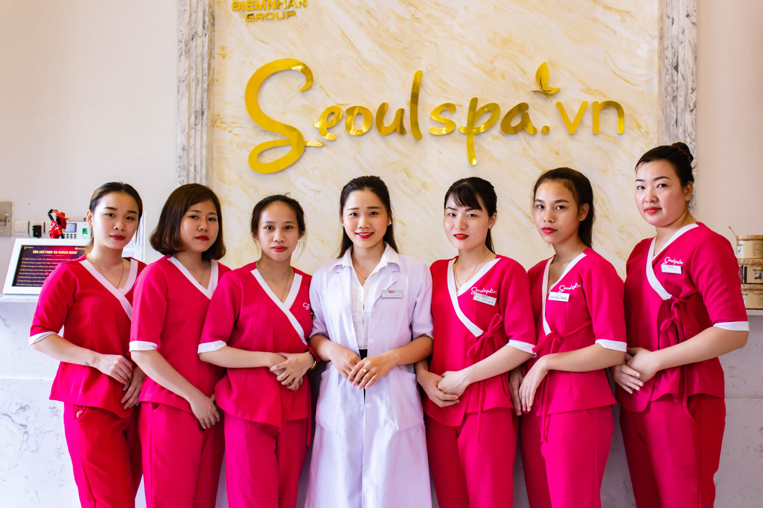 Hình ảnh nhân viên tại Seoulspa.Vn