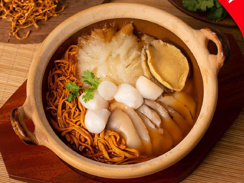 Nên dùng nồi sứ để hầm canh bào ngư trùng thảo