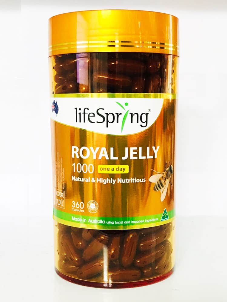 Sản phầm LifeSpring Royal Jelly giúp da trắng mịn tự nhiên