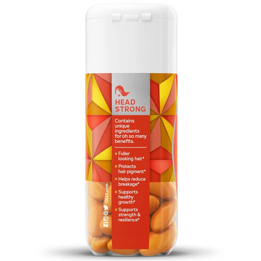 Viên nhai Olly Hair Ultra 30 Softgels cung cấp nhiều vi khoáng cần thiết cho mái tóc