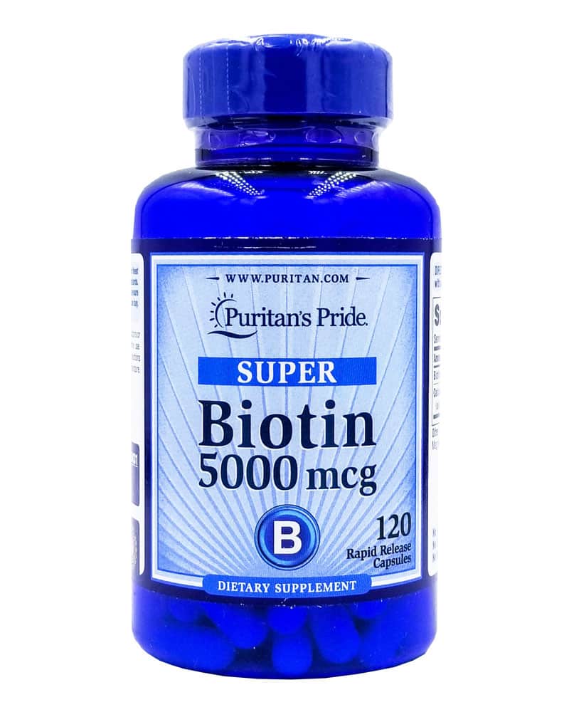 Viên uống hỗ trợ mọc tóc Biotin 10,000 mcg Puritan’s Pride
