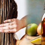 Xả tóc bằng giấm táo là cách chăm sóc tóc mềm mượt tại nhà được nhiều người áp dụng